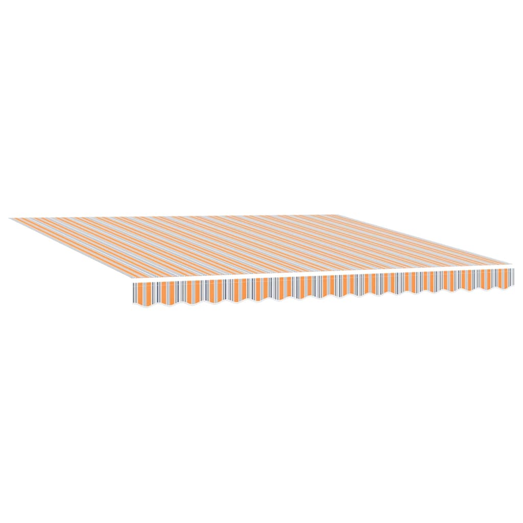 vidaXL Tenda Retrattile Striscia Multicolore 400x300 cm Tessuto