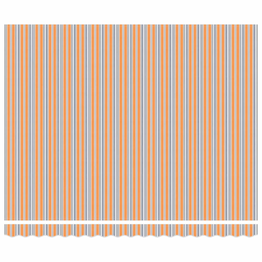 vidaXL Tenda Retrattile Striscia Multicolore 400x300 cm Tessuto