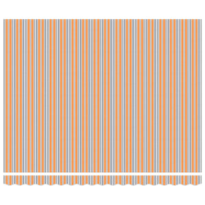 Tenda Retrattile Striscia Multicolore 400x300 cm Tessuto 3330574