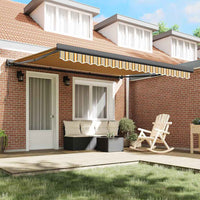 Tenda Retrattile Multicolore 400 × 300 cm Tessuto, Metallo 3330588