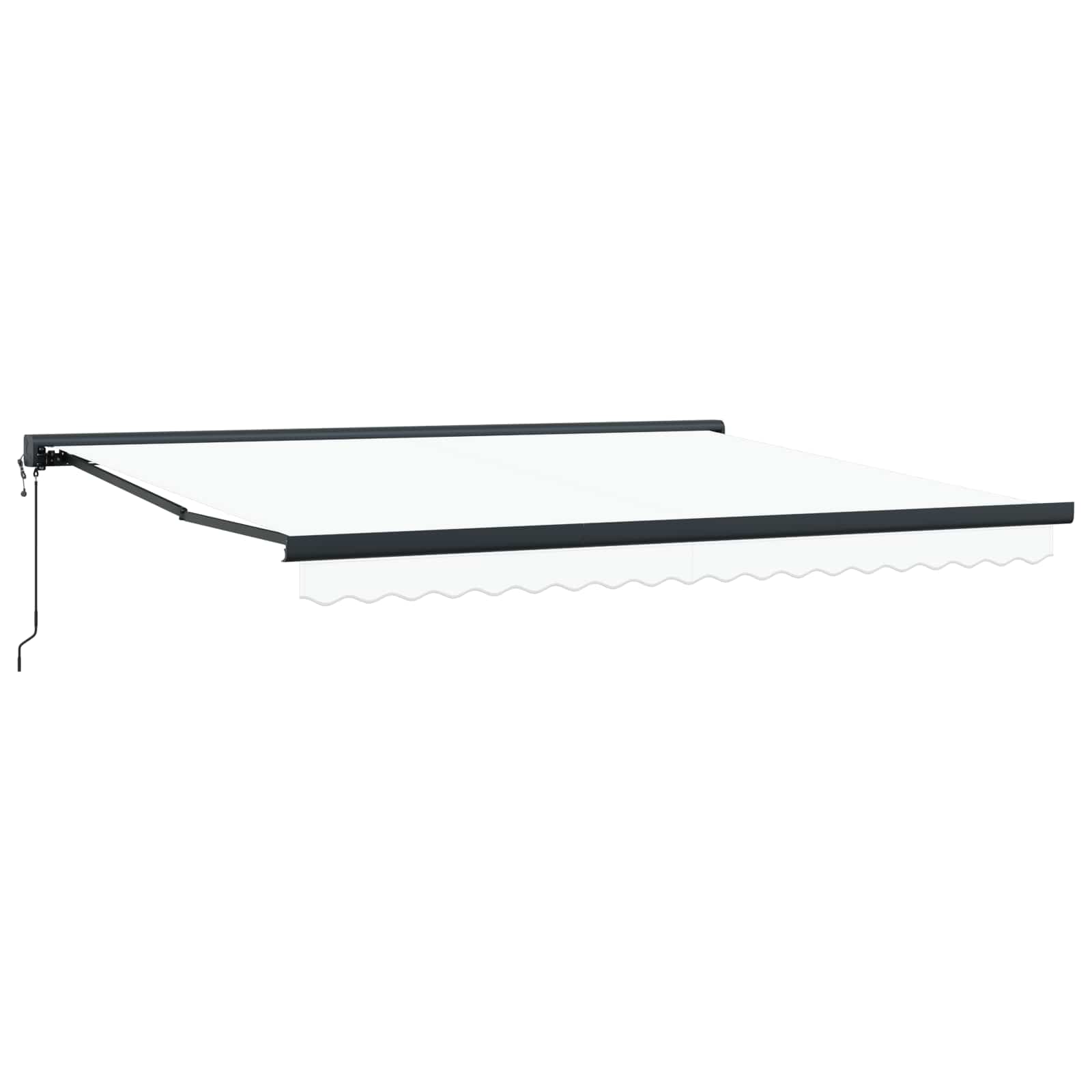 Tenda Retrattile Bianco 400 × 300 cm Tessuto, Metallo 3330636