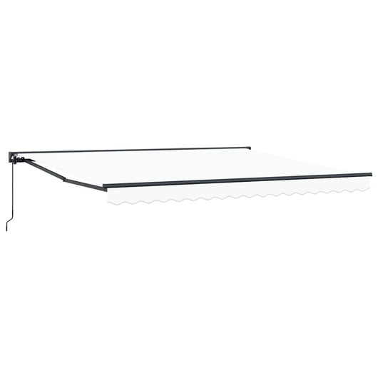 Tenda Retrattile Bianco 400x300 cm Tessuto 3330637