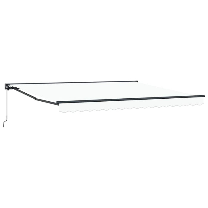 Tenda Retrattile Bianco 400x300 cm Tessuto 3330637