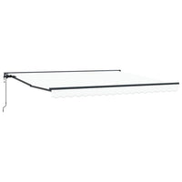 Tenda Retrattile Bianco 400x300 cm Tessuto 3330638