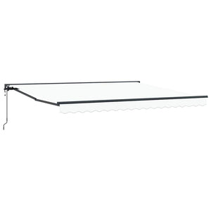 Tenda Retrattile Bianco 400x300 cm Tessuto 3330638