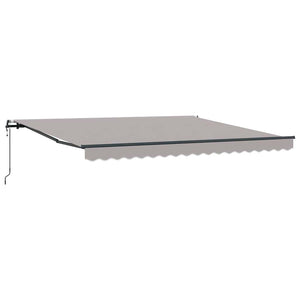 Tenda da sole automatica e retrattile , grigio chiaro, 400x300 cm 3330645