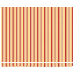 Tenda Retrattile giallo e arancione 400 ×350 cm Tessuto 3330748