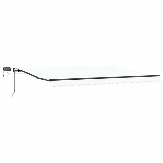 Tenda Retrattile Bianco 400 ×350 cm Tessuto 3330796