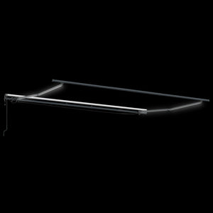 Tenda Retrattile con Bianco 400 × 350 cm Tessuto 3330798