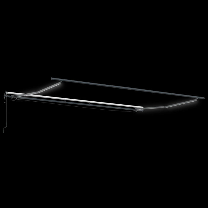 Tenda Retrattile con Bianco 400 × 350 cm Tessuto 3330798