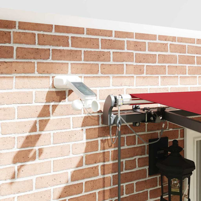 Tenda Retrattile with Rosso 400 × 350 cm Tessuto 3330830