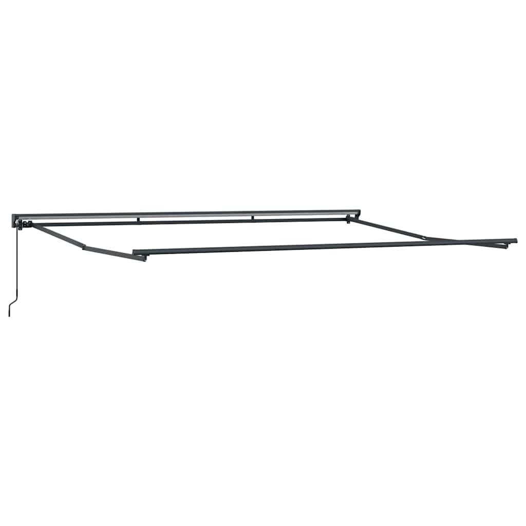vidaXL Tenda Retrattile Blu e Bianco 450x300 cm Tessuto