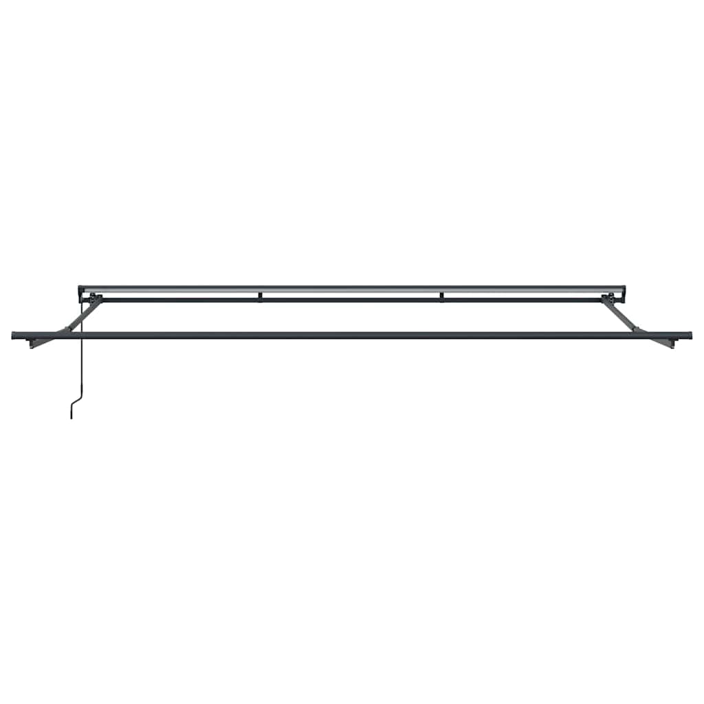 vidaXL Tenda Retrattile Blu e Bianco 450x300 cm Tessuto