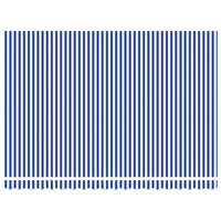 Tenda Retrattile Blu e Bianco 450x300 cm Tessuto 3330851