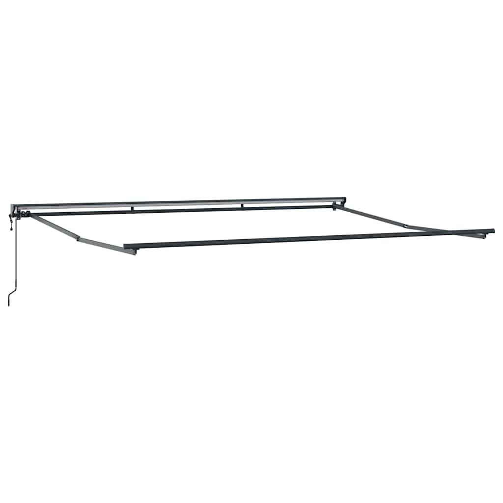 vidaXL Tenda Retrattile Blu e Bianco 450x300 cm Tessuto