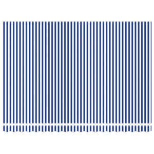 Tenda Retrattile Blu e Bianco 450x300 cm Tessuto 3330852