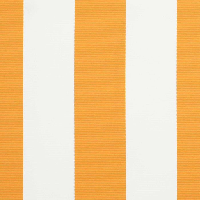 Tenda Retrattile Arancione e bianco 450x300 cm Tessuto 3330865