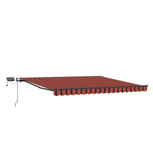 Tenda Retrattile arancione e marrone 450 ×300 cm Tessuto 3330880