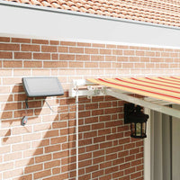 Tenda Retrattile con giallo e arancione 450 ×300 cm Tessuto 3330900