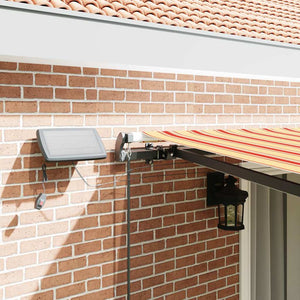 Tenda Retrattile giallo e arancione 450 ×300 cm Tessuto 3330904