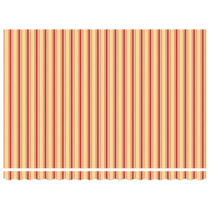 Tenda da sole automatica retrattile  gialla e arancione 450 x 300 cm 3330905