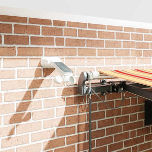 Tenda Retrattile con giallo e arancione 450 × 300 cm Tessuto 3330906