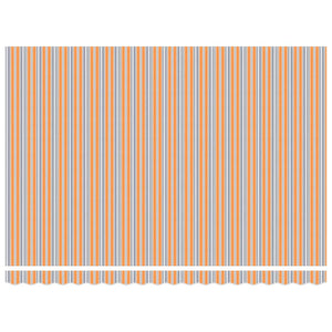 Tenda Retrattile Multicolore 450 × 300 cm Poliestere e Metallo 3330935