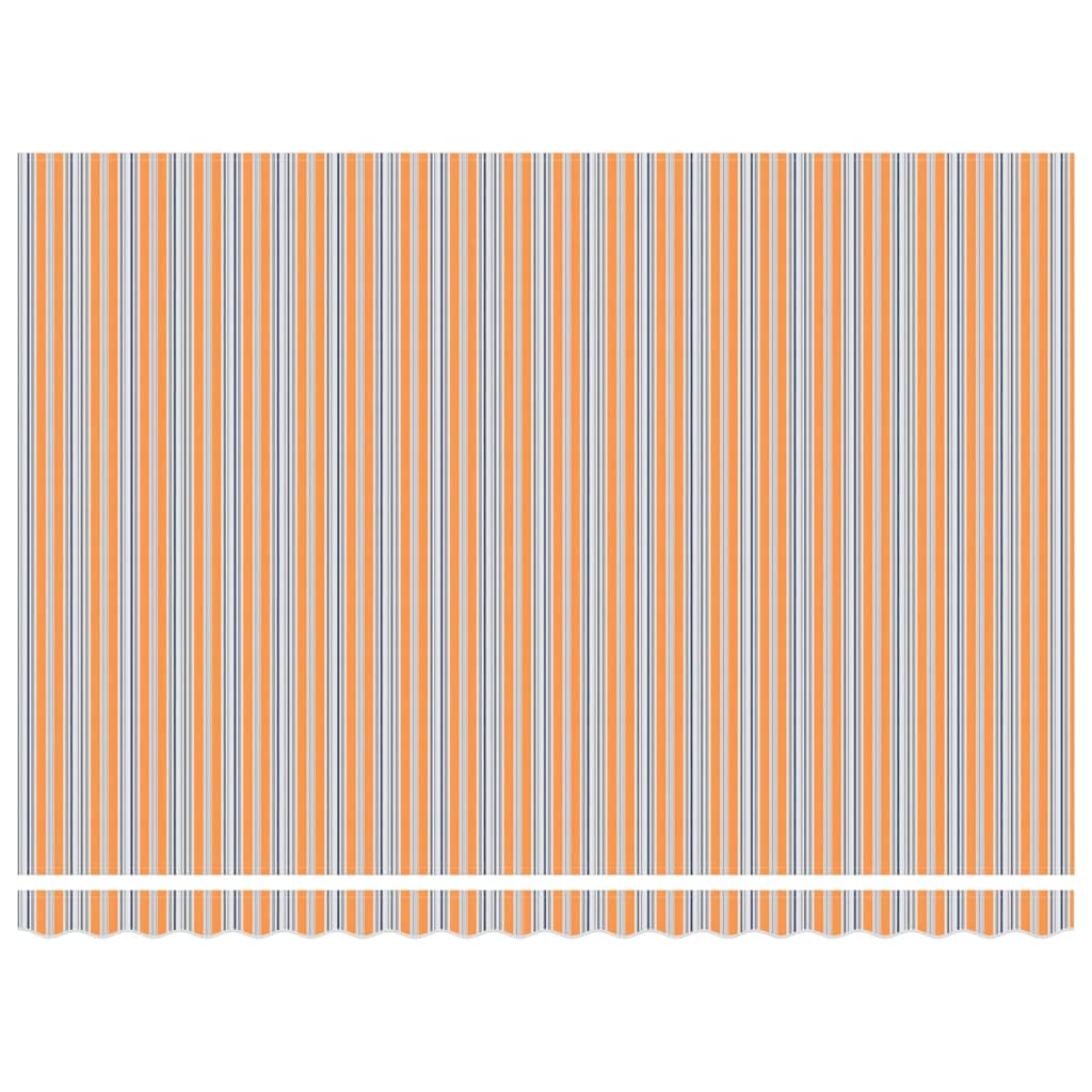 Tenda Retrattile Striscia Multicolore 450x300 cm Tessuto 3330940