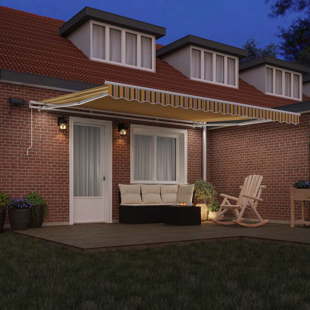 Tenda Retrattile con Multicolore 450 ×300 cm Tessuto 3330942