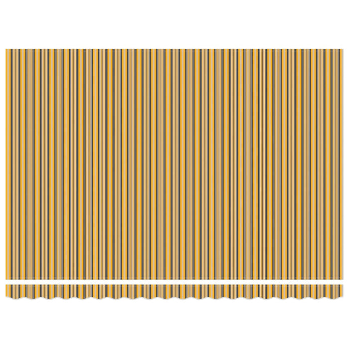 Tenda Retrattile Striscia Multicolore 450x300 cm Tessuto 3330954