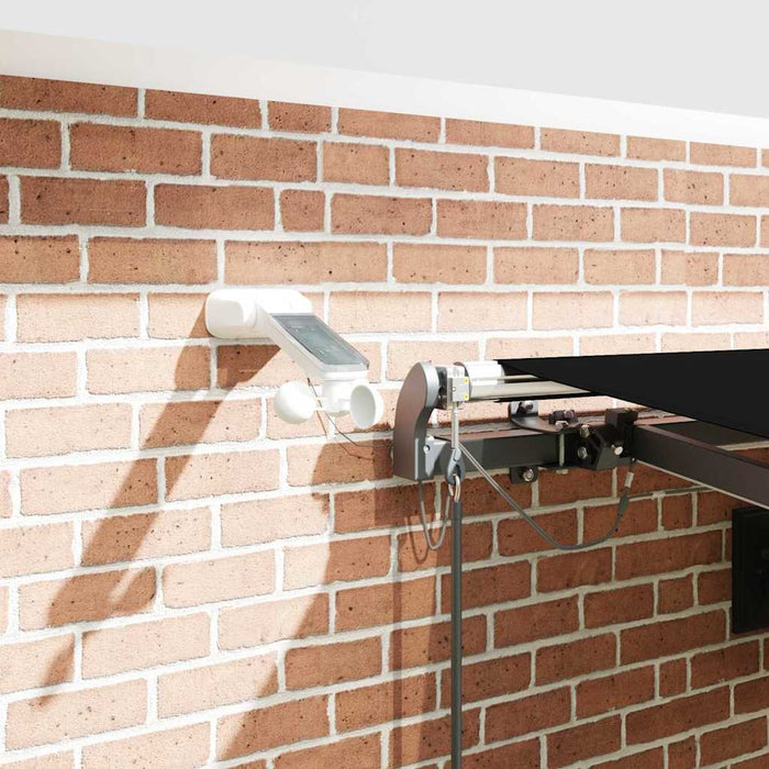 Tenda Retrattile con Nero 450 × 300 cm Tessuto 3330962