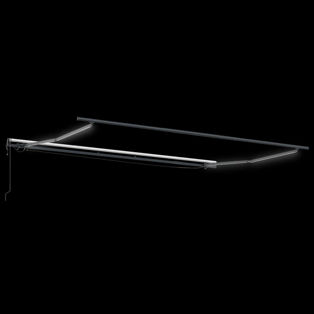 Tenda Retrattile con Nero 450 × 300 cm Tessuto 3330962