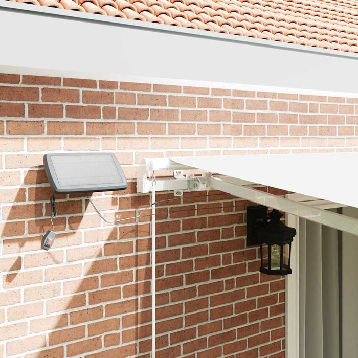 Tenda Retrattile con Bianco 450 ×300 cm Tessuto 3330984