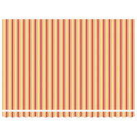 Tenda da Sole Rigato giallo e arancione 4,5 × 3,5 m 3331089