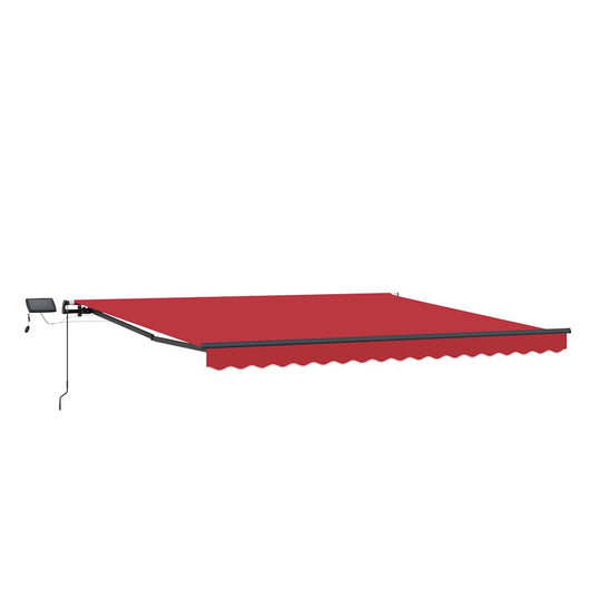 Tenda Retrattile Rosso 450 ×350 cm Tessuto 3331174