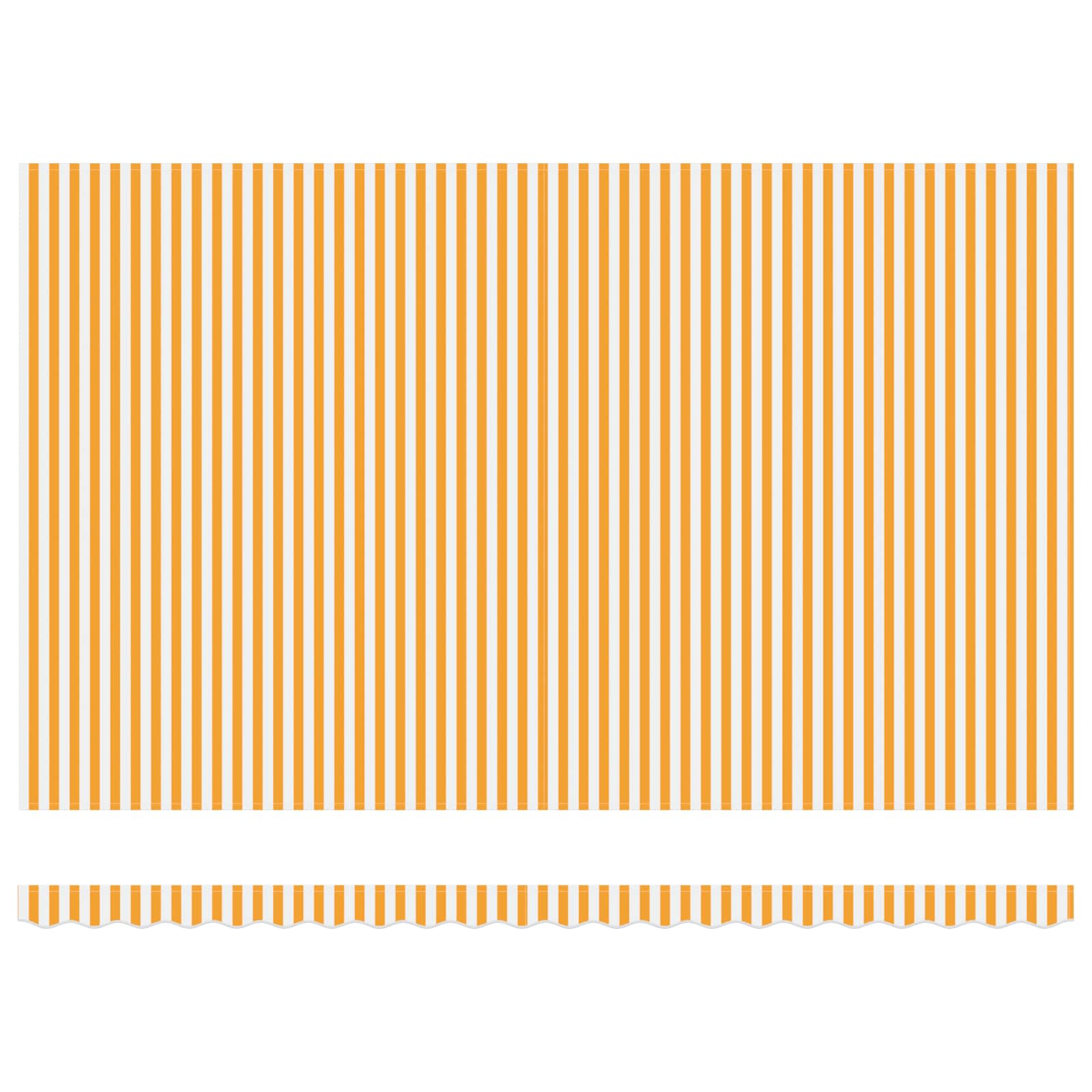 Tenda Retrattile Arancione e bianco 500x300 cm Tessuto 3331210