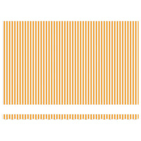 Tenda Retrattile Arancione e bianco 500x300 cm Tessuto 3331210