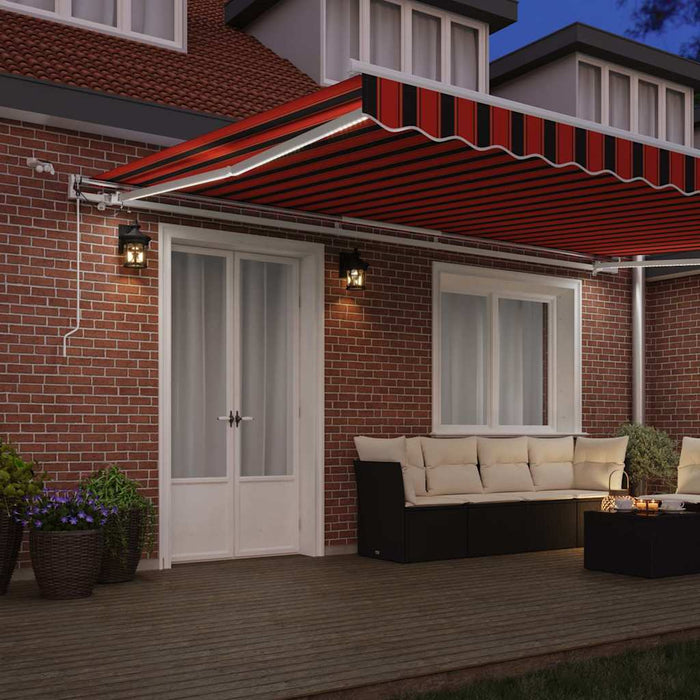 Tenda Retrattile Arancione e Marrone 500 × 300 cm 3331222