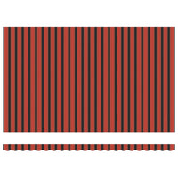 Tenda Retrattile arancione e marrone 500 ×300 cm Tessuto 3331224