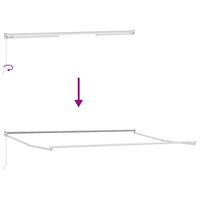 Tenda Retrattile Arancione e Marrone 500 × 300 cm 3331227