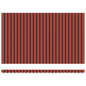 Tenda Retrattile Arancione e Marrone 500x300 cm Tessuto 3331235