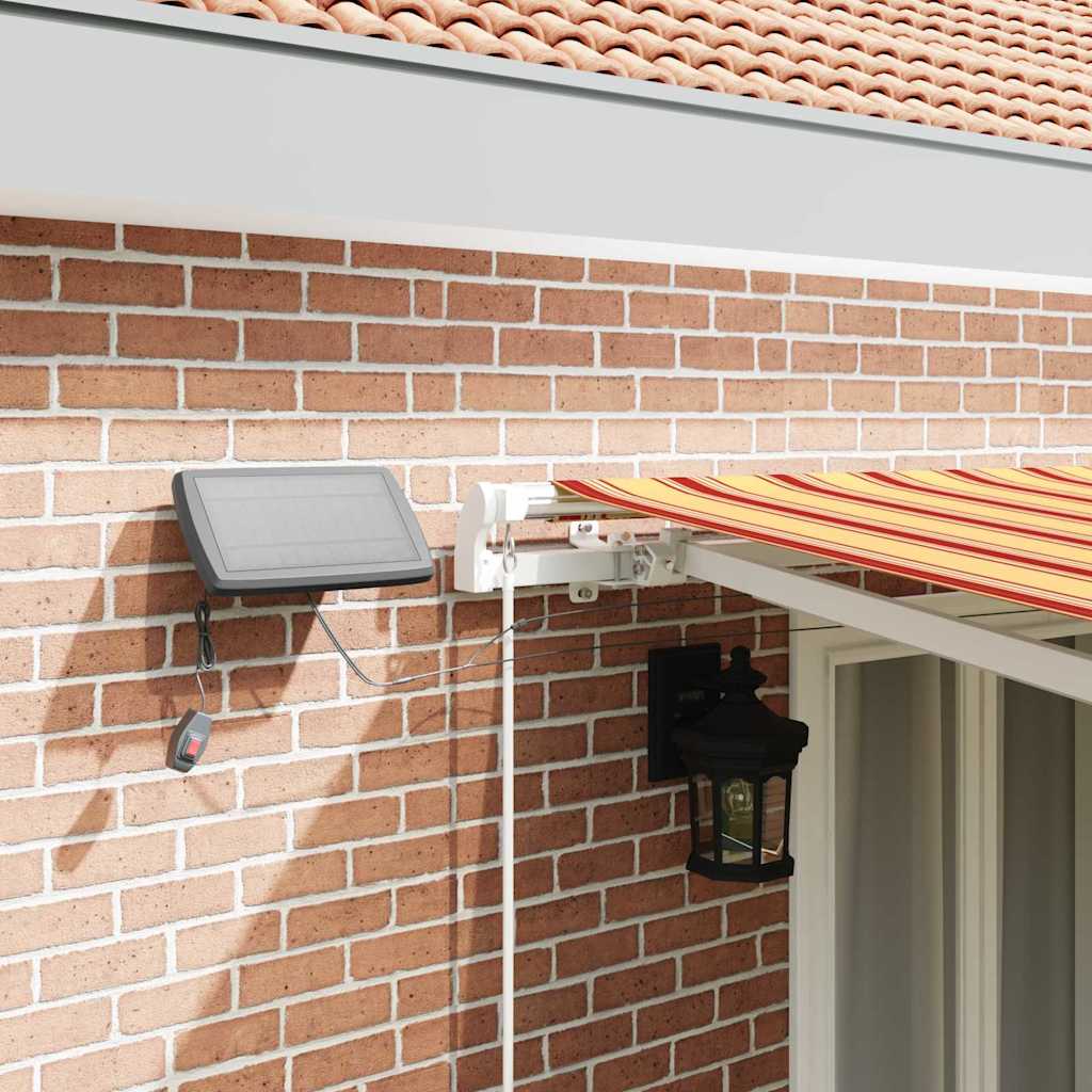 Tenda Retrattile con giallo e arancione 500 ×300 cm Tessuto 3331244