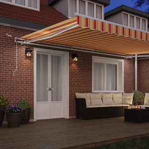 Tenda Retrattile Giallo e Arancione 500 × 300 cm 3331246