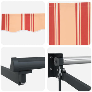 Tenda Retrattile Giallo e Arancione 500 × 300 cm 3331253