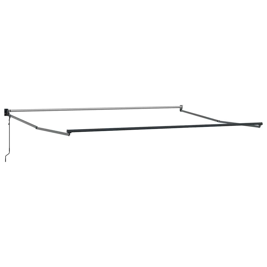 Tenda Retrattile Crema 500 × 300 cm Tessuto, Metallo 3331254