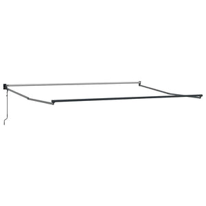 Tenda Retrattile Crema 500 × 300 cm Tessuto, Metallo 3331254