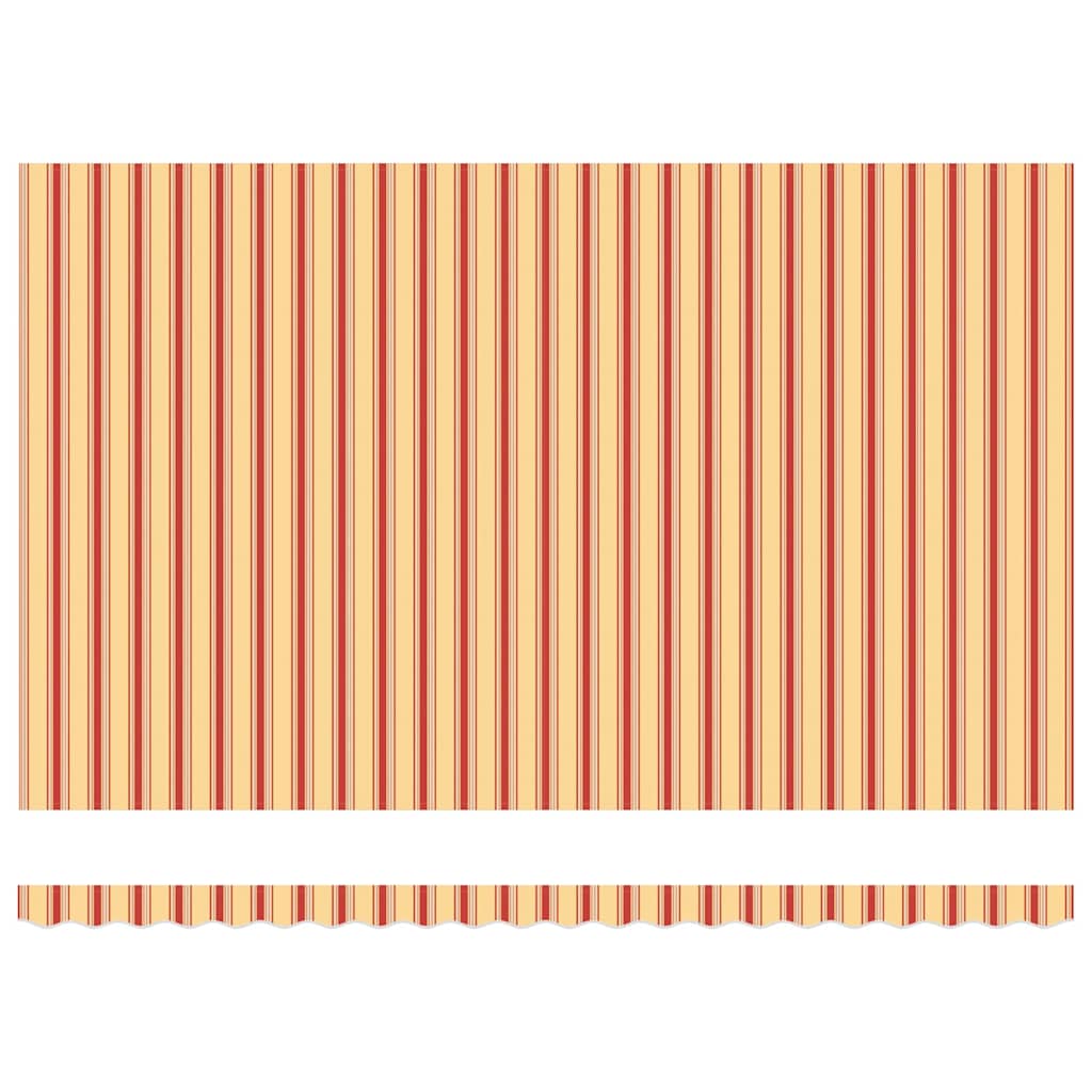vidaXL Tenda Retrattile Giallo e Arancione 500x300 cm Tessuto