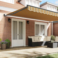 Tenda Retrattile Multicolore 500 × 300 cm Tessuto e Metallo 3331308