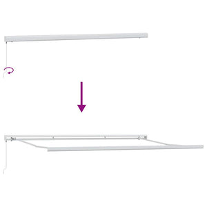 Tenda Retrattile Multicolore 500 × 300 cm Tessuto e Metallo 3331309