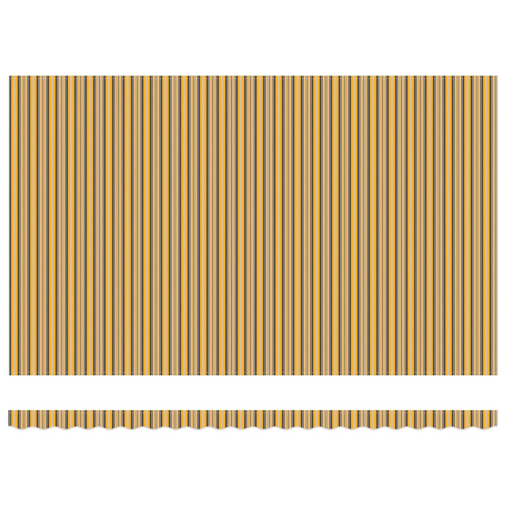 vidaXL Tenda Retrattile Striscia Multicolore 500x300 cm Tessuto